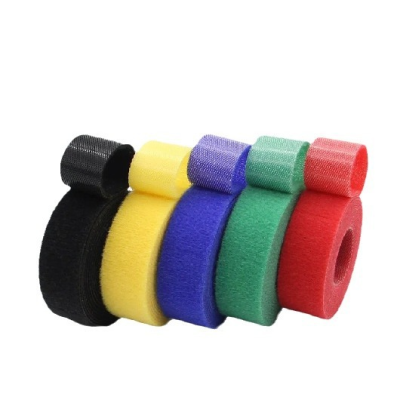 Eco-Friendly Reusable Polyester Strap Multifunctional Garden Plant Tie Roll Hook and Loop for Wires and Bundles