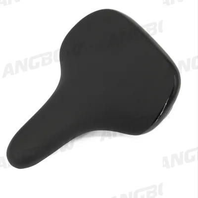Custom All Black Carbon Fiber Saddle, Shock-absorbing City Bike Saddle