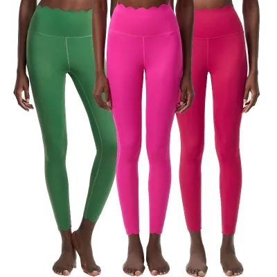 Women's High-Waisted Stretch Yoga Pants Pockets Large-Sized Tight Aerobics Leggings for Spring Summer Sports Fitness