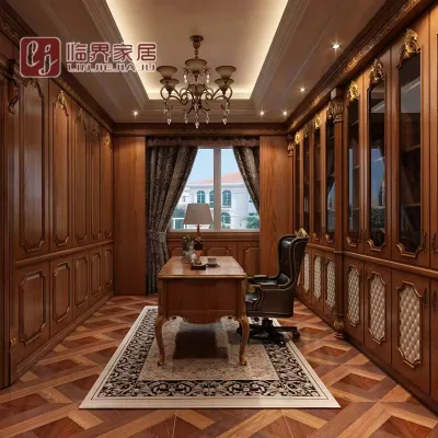 Customizable Wood Bedside Wall Panels with European Antique Design for Living Room Home & Hotel Furniture