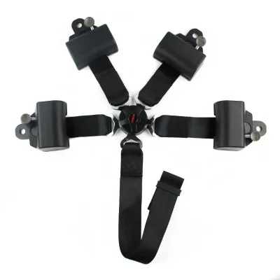 Five Points Manuel Adjustable Racing Car Seat Safety Belt Racing Harness 2 Inch Webbing
