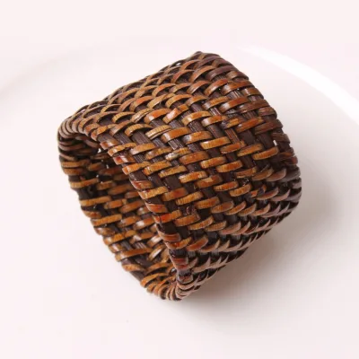 Natural Rattan Napkin Rings