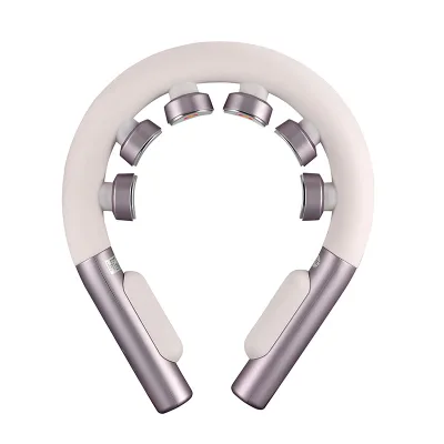 Hot Selling 10 Mode 16 Speed Cervical Neck Massage Device Shoulder Hot Compress Knead Vibration Neck Massager