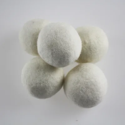 Professional Color Drying 6-pack Wool Balls Felt Laundry Ball