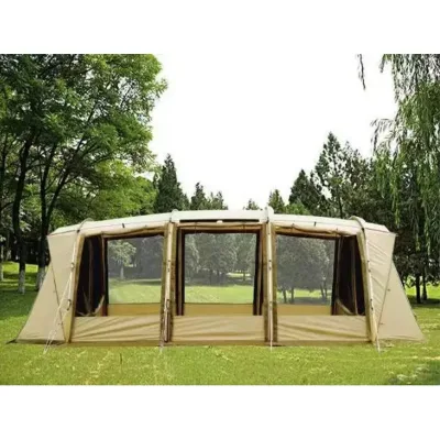 Morningstar Large Outdoor Family Tent Folding Camping Shelter Tunnel for 8/10/12 People Oxford Fabric