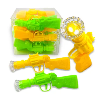 HAPPYDAY TORCH GUN WITH LIGHT TOY PRESS CANDY FRUIT FLAOVR
