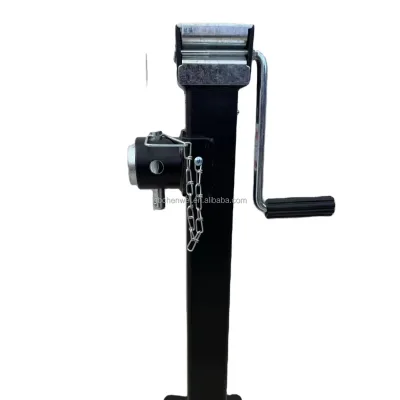 Chenwei Factory's New 7000 lb Trailer Jack Black Square Tube with Connecting Sleeve Impressive Parts & Accessories