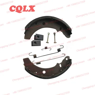 Hot Selling High Quality Tricycle Spare Parts Adhesive Brake Shoe Three Wheel Bajaj Brake Shoe Bake Parts Motorcycle 22150235