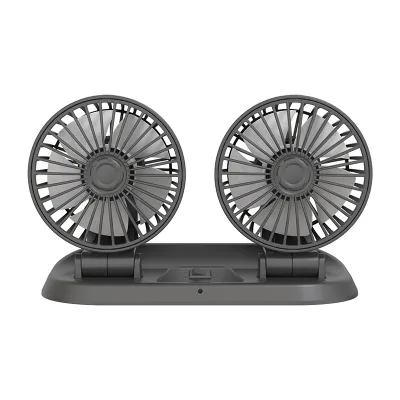 Hot Selling 12 Volt Universal Car Fan Auto 24V USB Vehicle Cooling Fan Truck Double Electrical Universal Car Fan