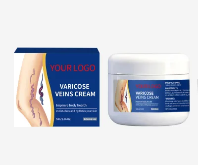 Your Logo Trending Body Care Item Plant Extracts Dredge Veins & Soothe Swelling Varicose Veins Cream