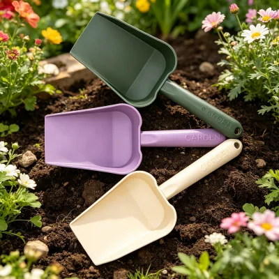 Non Breakable Plastic Hand Trowel Portable Garden Loosening Tool
