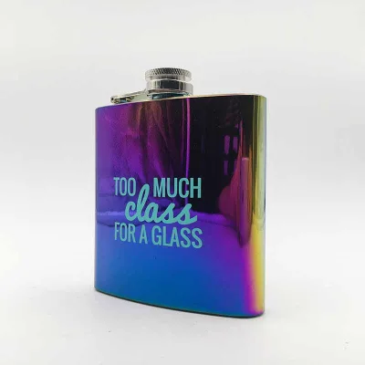 Leak Proof Tested Whiskey Hip Flasks With Plating Customized Hip Flask
