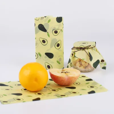 2025 Hot Sell 100% Organic Natural LFGB Certificated Reusable Beeswax Wrap for Food