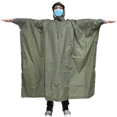Outdoor Multi-functional Raincoat Hiking Waterproof Cloth Portable Nylon Raincoat Poncho