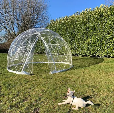 Winter and Summer 3.6m TPU HDPE Cover Outdoor PVC Plastic Igloo Lounge Dome Tent