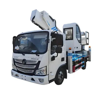 Factory Direct Foton 21m 75ft 4x2 Hydraulic Cherry Picker Aerial Work Platform Truck for Tree Trimming & Building Maintenance