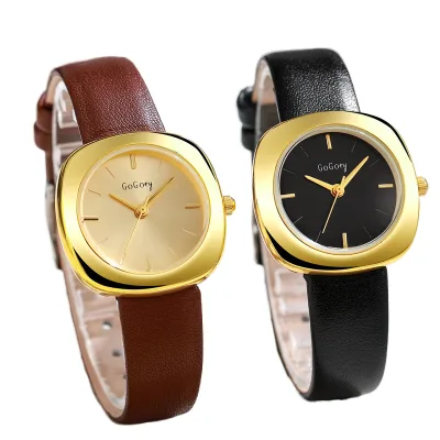Wholesale Ladies Quartz Watch 25mm Cushion Face 0.7cm Thin Case for Corporate Promotional Gift and Boutique