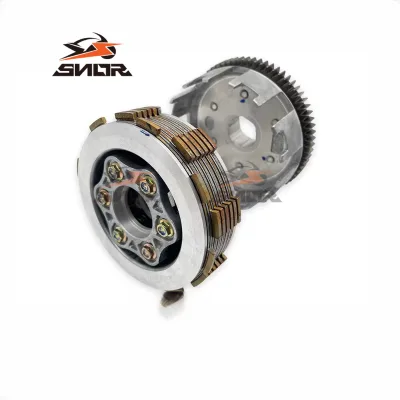 SNOR YB250R Motorcycle Clutch Center Hub Assembly Outer Basket Drum Gear Friction Plate for LONCIN KEWS K23 250cc Engine Parts
