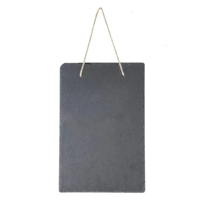 Custom Black Slate Door House Number Garden Signs with Elegant Outdoor Decor Rope Yard Signs