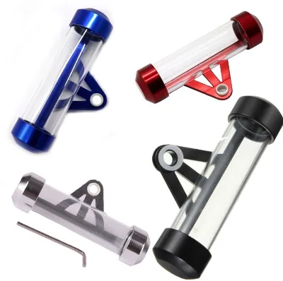Motorcycle Motorbike Tube Tax Disc Cylindrical Holder Frame With Screwdriver Waterproof Real Motorcycle Accessories
