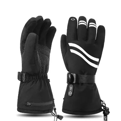 New 2026 Winter Rechargeable Battery Heated Gloves with Touchscreen and Non-Slip for Skiing Motorcycle Fishing Work