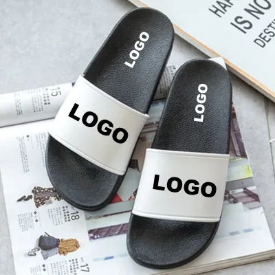 Custom Logo Unisex Light Weight Cushion Sole Summer Winter Slippers for Men 2024