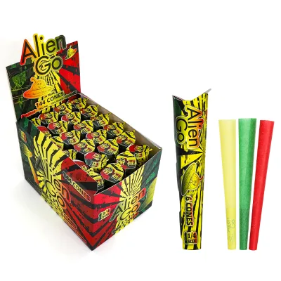 Pre-Roll Cone Mix Color Wholesale Stock Custom Smoking Papers Cones for Smoking Rolling Paper Logo Filter Tip Cigarette  Gift St