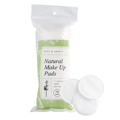 Factory Direct Sales Soft Biodegradable Cosmetic Eco-friendly Makeup Cotton Pads