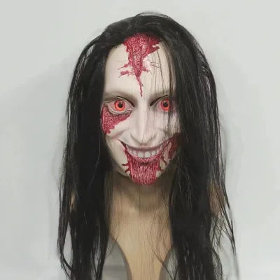 Movie Evil Dead Rise Mask Horror Killer Cosplay Halloween Latex Mask Scary Full Face Cosplay Bloody Creepy Ghosts Mask
