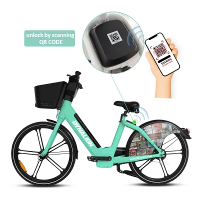 Long Driving Distance Wheel Hub Lock Smart Solar Lock Anti-Thieft App Control  Rental Business Tracker Sharing Bike