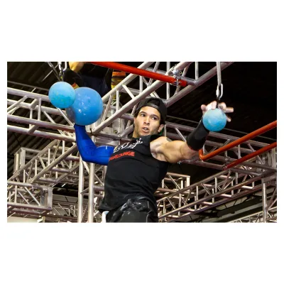 Jugader 50ft Ninja Warrior Obstacle Course Race Ninja Inflatable for Kid