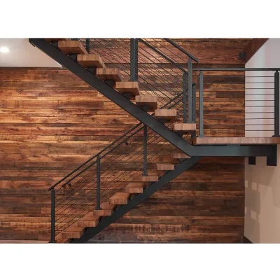 High Quality Modern Wood Stair Treads Staircase Anti slip Stair Treads Build Indoor Stairs