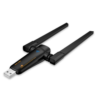 1200Mbps Dual Antennas High-Gain WiFi Wireless-N USB2.0 WiFi Adapter