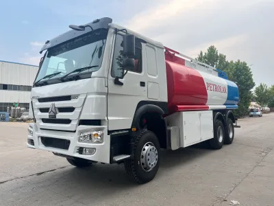 Used HOWO Classic 7 6*4 20CBM Oil Tank Truck 380HP Transport Different Gasoline and diesel for Use at the Construction Site