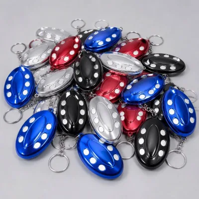 OEM Custom PVC Silk Screen Printed Sound Keychain 6 Button Voice Recorder Bear Pattern Promotional Advertising Gift 30 Years