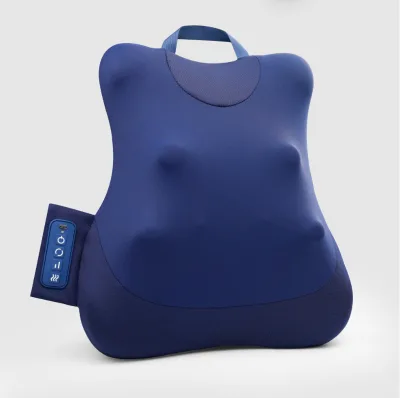 Shiatsu 4D Kneading Rolling Massage Pillow Cordless with Heat for Back Waist Shoulder Pain Relief Massager