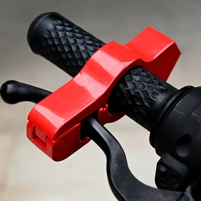 Theft-Deterrent Lock with Aluminum Alloy Frame Button-Control Locking Mechanism & Polished Anti-Theft for Scooters Bike