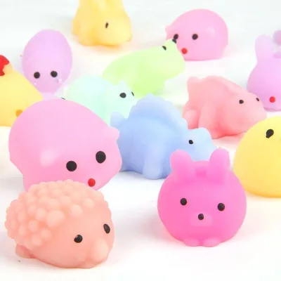 Fidget Toys Cartoon Squishies Animals Squeeze Squishy Small Toy for Party Favors Kids Stress Reliever Anxiety Toys