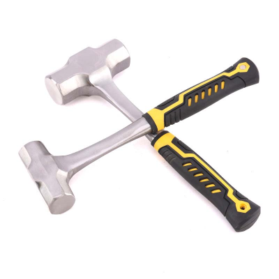 OEM Logo Plastic Handle Solid Hand Hammer Integrated Octagonal Sledge Hammer Demolition Wall Smashing Hammer