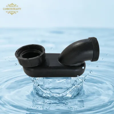 CANBOTH PVC Anti-odor Elbow Pipe for Pedicure Massage Chair Stenchtrap Pipe Spare Parts of Foot Spa Basin Deodorize