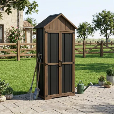 Custom Size Wooden Tool Shed Outdoor Storage Shed Eco-friendly Wooden Shed Garden Storage Cabin/Pressure Treated Wood Shed
