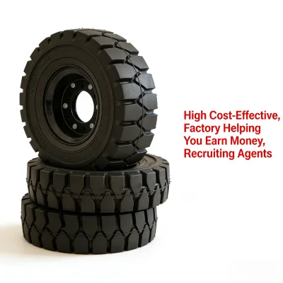 Tafu Brand Solid Tires 7.00-12 Forklift Tires Rubber Wheel