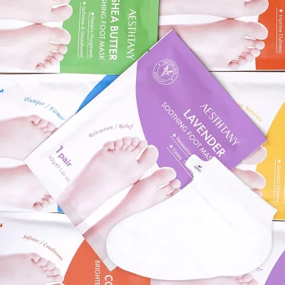 AESTHTANY Foot Mask 40g Vitamin Nourishing Relaxing Anti Aging Nourish Skin Barrier for Daily Moisturizing Foot Skincare OEM
