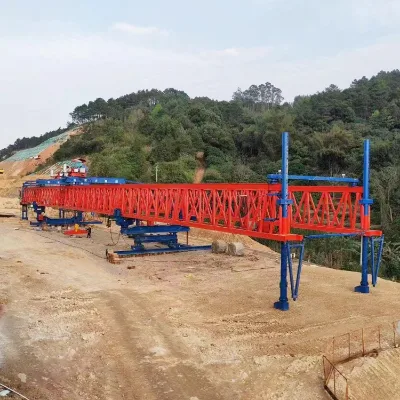 Advanced Design 150T Steel Highway Beam Launcher Overhead Bridge Crane Motor Engine Gear Truss Type Remote Control 3 Phase 380V