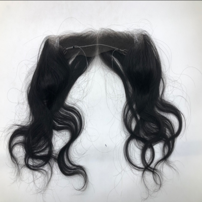LONGFOR the Hairline Topper Hair Extensions Full Lace Wig Receding Hairline Band HD Lace Base Hairline With String