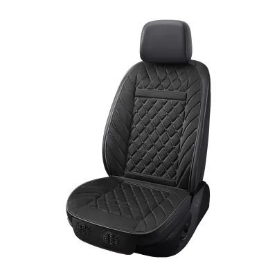 12v All Seasons Universal Car Heated Ventilated Cooling Massage Cushion Mat with Air Vent Repair Polyester