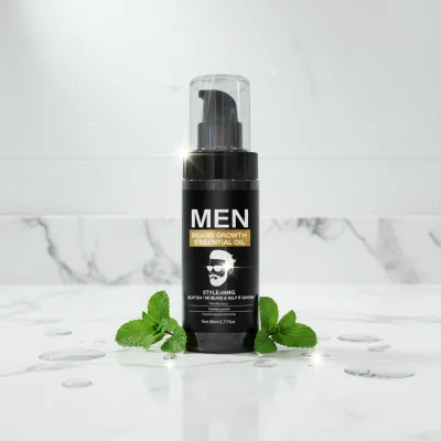 Customize Logo Moustache Care Product Natural Beard Oil Whiskers Strengthen Soften Fuller Beard Growth Oil for Men