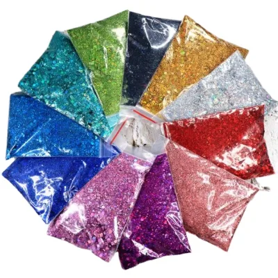 2022 Solvent Resistant Holographic Bulk Glitter for Christmas Decoration Cheap Fine Festival Glitter Powder
