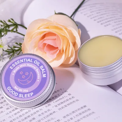 Natural Herbal 30g Essential Oil Balm for Restful Sleep