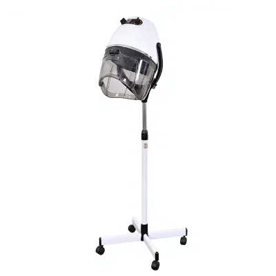 Standing Hooded Hair Dryer Machine Transparent Movable Hood Dual Voltage (110V-240V) Professional Salon Tool for African Market